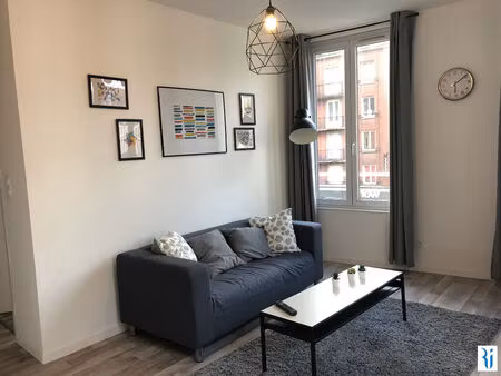 rouen boulevard des belges - f2 meuble de 31 20 m²