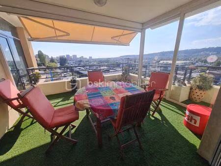 vente en viager occupé: appartement de 4 pièces en dernier étage + terrasses 56 m2 + 2 gar