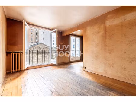 appartement 2/3 pieces de 50m2 - paris 15°parc g.brassens - a renover