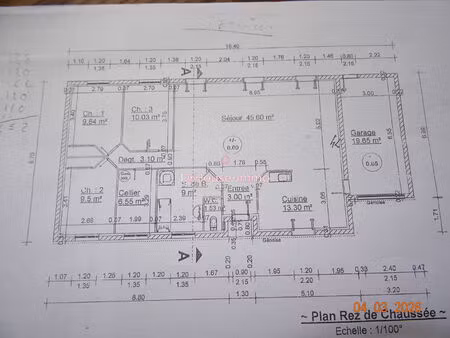 pavillon 115 m² sur 3000 m² de terrain