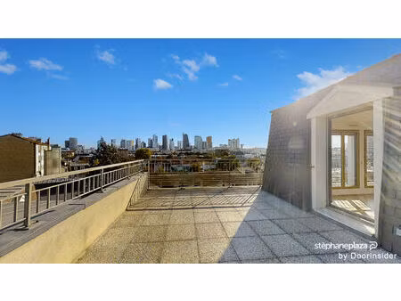 appartement la garenne colombes 2 pièces - terrasse - 2 parkings - cave