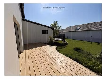 maison-appartement neuf 5 pièces 110 m² terrasses et jardin 125m²