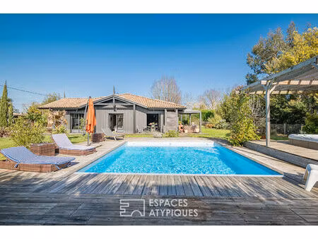 la maison ferret capienne avec piscine et garage