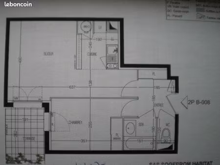 appartement 2 pièces avec terrasse – secteur parc du pâtis à meaux