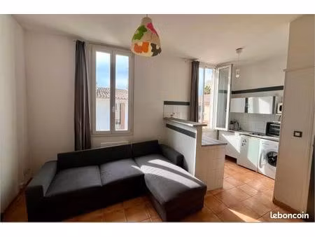 charmant studio meublé 25 m² refait à neuf  lumineux et idéalement situé