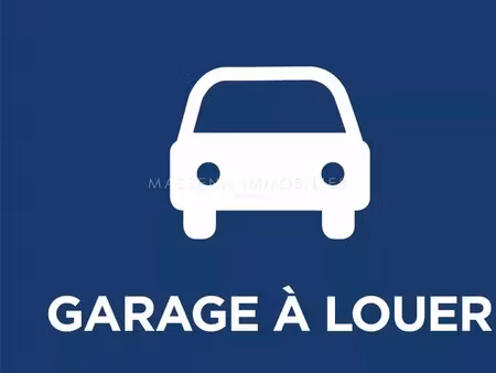 location 2 garages et un emplacement de stationnement contes