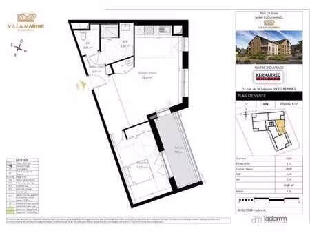 vente appartement 3 pièces à plouharnel (56340) : à vendre 3 pièces / 52m² plouharnel