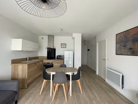 appartement meublé 1 chambre avec jardin et place de parking