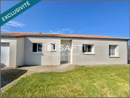 maison récente de 2017  3 chambres  garage  terrain de 590m2