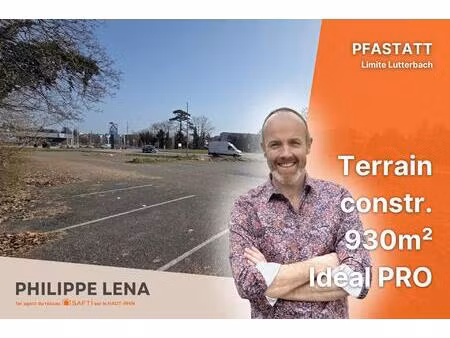 terrain 930m² artère passante  ideal locaux pro