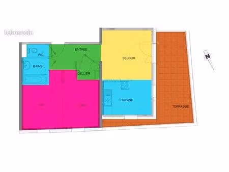 appartement t3 avec terrasse