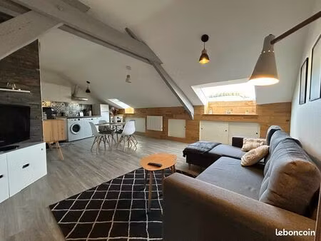 appartement 2 pièces + cave et garage fermé