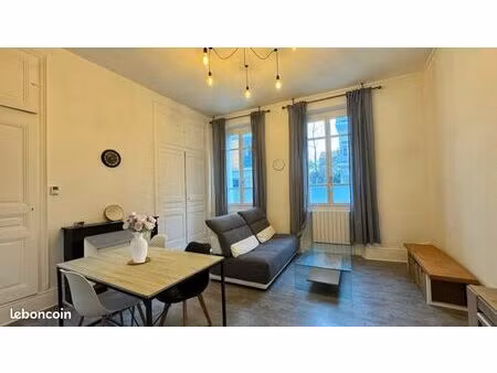 appartement t2 meublé rez de jardin