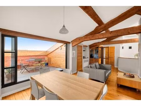 t5 chalets dernier étage - loft - seul sur palier - terrasse - clim