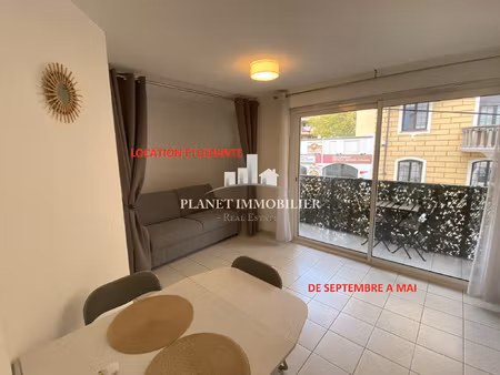 location etudiante juan les pins proche gare studio