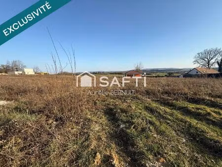 vente terrain 857 m² gennes (25660)
