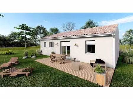 terrain avec maison neuve à vendre