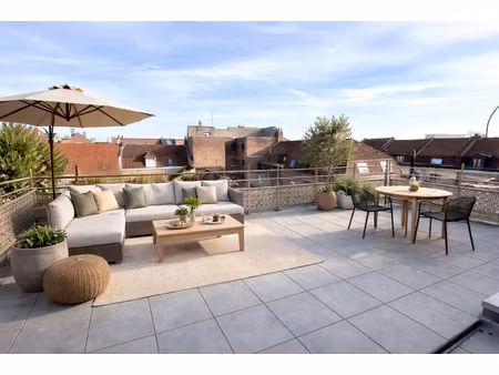 appartement marcq en baroeul 4 pièces de 90m² + terrasse de 15m² + 2 parking sous-sol !