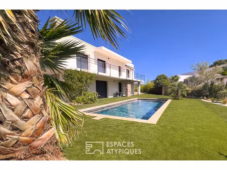 villa style californien avec piscine balinaise