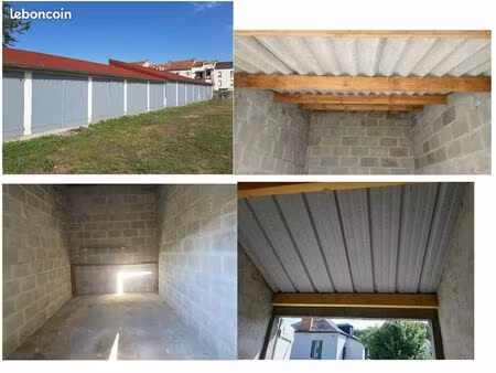 grand garage 16 m² centre montluçon pour location