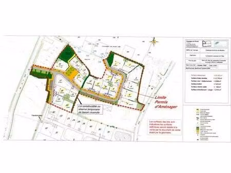 terrain constructible à vendre