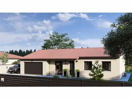 terrain avec maison neuve à vendre