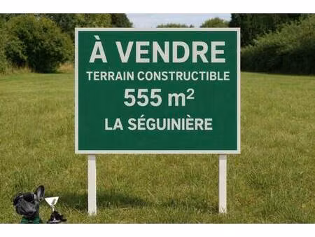 terrain constructible à vendre
