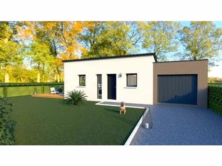 terrain avec maison neuve à vendre