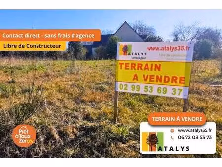 terrain constructible viabilisé à vendre