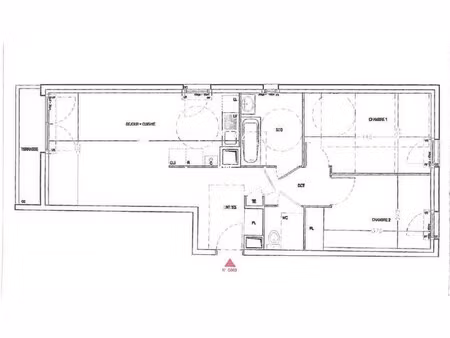 colombes : appartement t3 (62 m²) à louer
