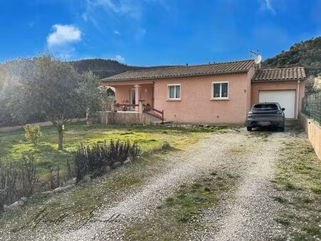 les mages  maison plain pied 4 pièces 87m² avec garage et terrain piscinable