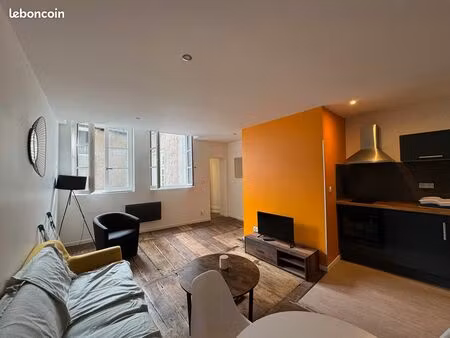 superbe t2 de standing meublé de 50m² au coeur de limoges - wifi - lave linge - lave vaiss