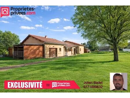 maison peschadoires 7 pièce(s) 160 m2 environs + jardin +/-2000 m2