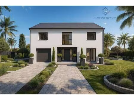 terrain avec maison neuve à vendre