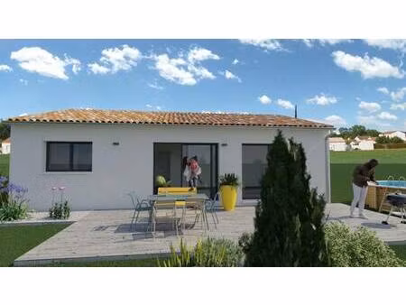 terrain avec maison neuve à vendre