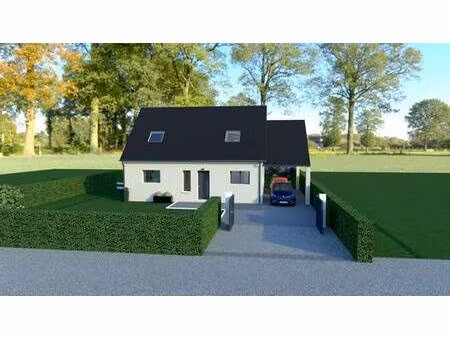 terrain avec maison neuve à vendre