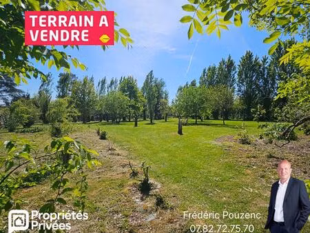 gambais proche / terrain constructible viabilisé 3012 m2