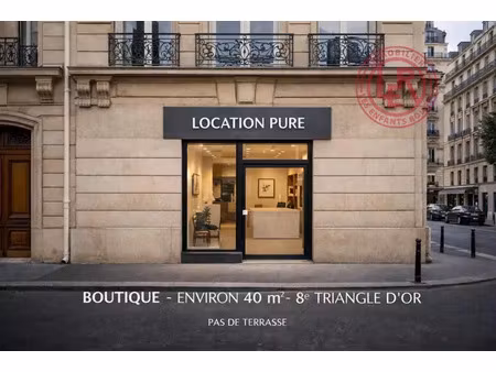 paris 8iem - a louer - locatoion pur -