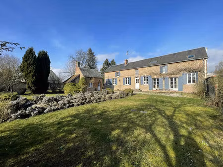 a vendre - chaumont en vexin longère de 148 m² - 3 chambres - 1200 m² de jardin