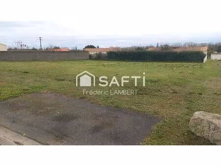 terrain viabilisé 924 m² – libre constructeur