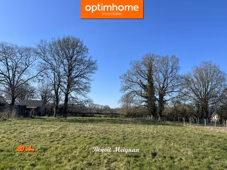 terrain à constructible de 1 537m² – division possible – plessé