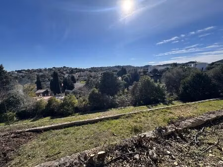 vente terrain constructible vallauris