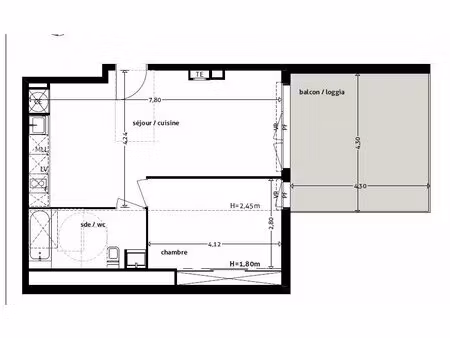 location appartement 2 pièces 46m² gagnac sur garonne 31150