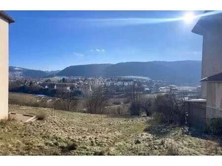vente terrain 676 m2 à villers-le-lac
