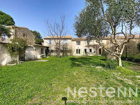 maison ancienne rénovée 97 m² + terrain 685 m² constructible - eyguières  hyper-centre  ca