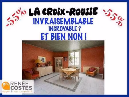 viager occupé - f70 ans - lyon (69004)