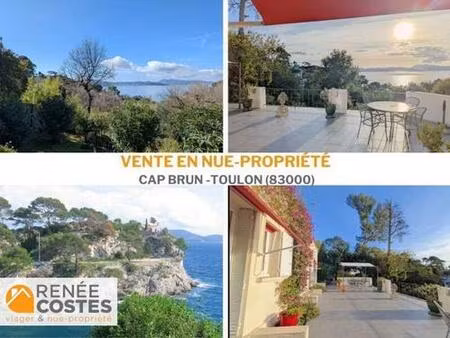vente en nue propriété - f77-h78 ans - toulon (83000)