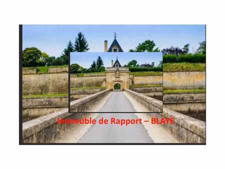 immeuble de pierre – centre blaye – jardin 275m²