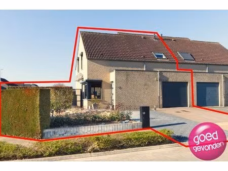 woning - hob - 3 slk - garage - terras - veranda - tuin