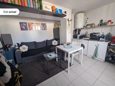 vente appartement 1 pièce 20 m² saint-pierre-des-corps (37700)